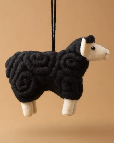 PILLOWPIA PILLOWPIA BLACK SHEEP ORNAMENT