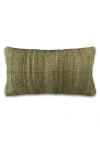 Pillowpia Chindi Lumbar Pillow Cover In Green