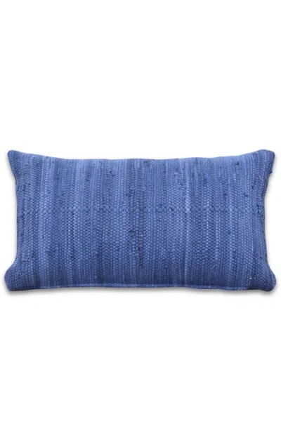 Pillowpia Chindi Lumbar Pillow Cover In Blue