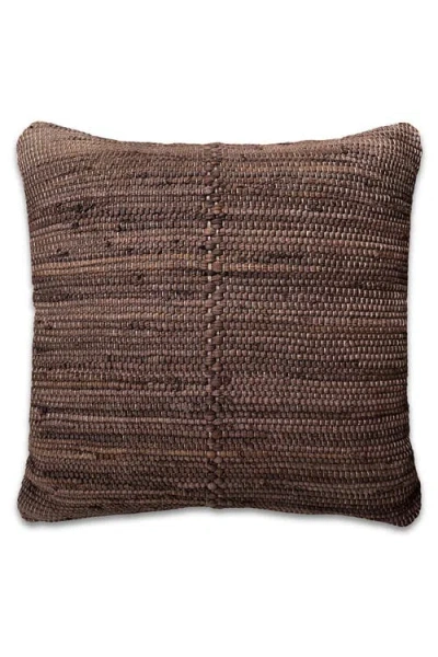 Pillowpia Chindi Lumbar Pillow Cover In Brown