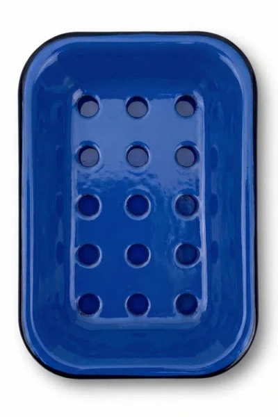 Pillowpia Enamel Soap Dish In Blue