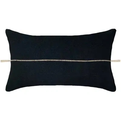 Pillowpia Minerva Lumbar Pillow Cover In Black