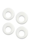 Pillowpia Resin Napkin Rings Small Set/4