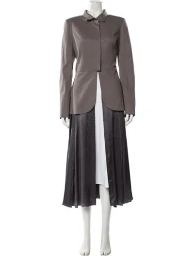 Pre-owned Pilosoule Coat W/ Tags In Gray