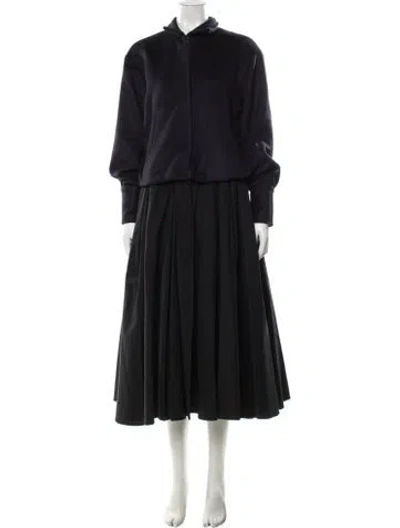 Pre-owned Pilosoule Wool Coat In Blue