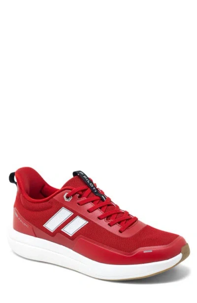 Piloti Paddock Trainer Sneaker In Red