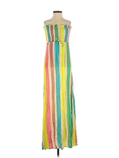 Pre-owned Pilyq Casual Dress In Green