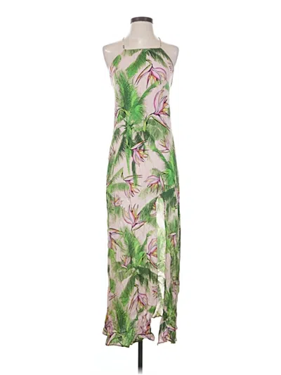 Pre-owned Pilyq Casual Dress In Green