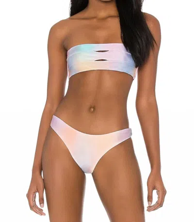 Pilyq Skimpy Bikini Bottom In Golden Hour In Multi