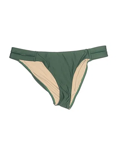 Pre-owned Pilyq Swimsuit Bottoms In Green