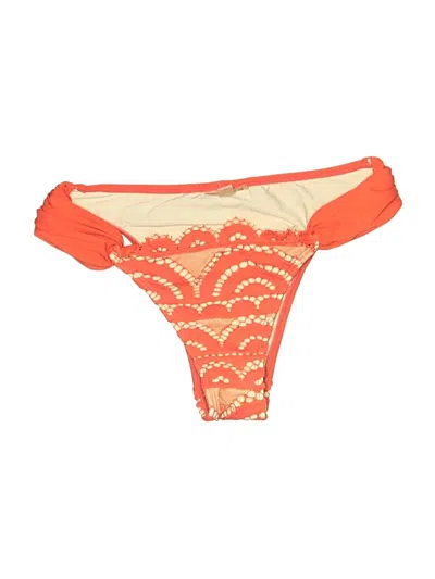 Pre-owned Pilyq Swimsuit Bottoms In Orange