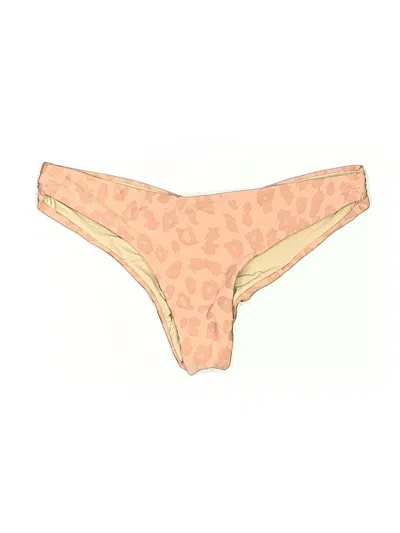 Pre-owned Pilyq Swimsuit Bottoms In Tan