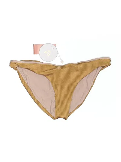 Pre-owned Pilyq Swimsuit Bottoms In Tan