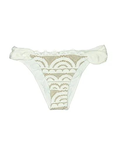 Pre-owned Pilyq Swimsuit Bottoms In White