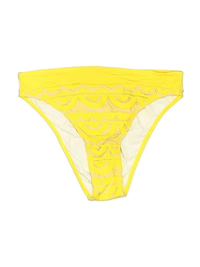 Pre-owned Pilyq Swimsuit Bottoms In Yellow