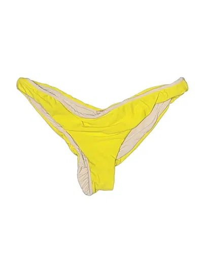 Pre-owned Pilyq Swimsuit Bottoms In Yellow