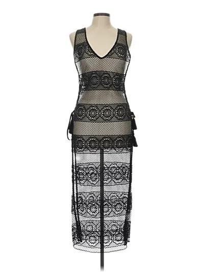 Pre-owned Pilyq Swimsuit Cover Up In Black