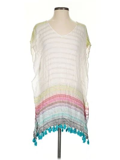Pre-owned Pilyq Swimsuit Cover Up In White