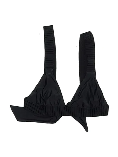Pre-owned Pilyq Swimsuit Top Black Swimwear
