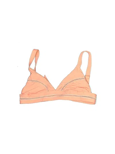 Pre-owned Pilyq Swimsuit Top Orange Swimwear
