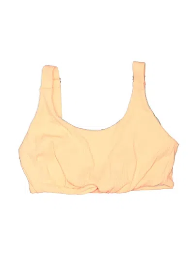 Pre-owned Pilyq Swimsuit Top Orange Swimwear