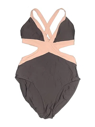 Pre-owned Pilyq Two Piece Swimsuit In Gray