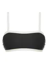Pilzer Bare Bikini Top In 黑色