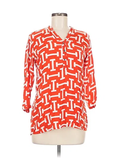 Pre-owned Pimkie 3/4 Sleeve T-shirt In Orange