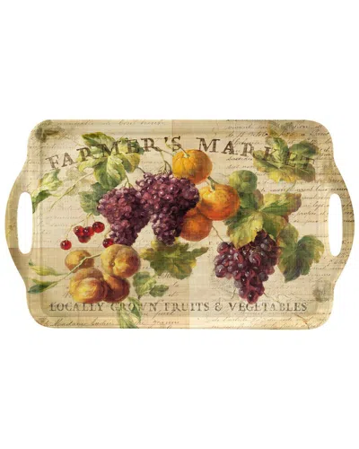 Pimpernel Abundant Fall Large Melamine Handled Tray In Multi