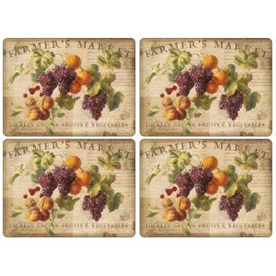 Pimpernel Abundant Fall Placemats 15.7 X 11.7" In Beige
