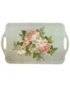Pimpernel Antique Roses Large Melamine Tray In Multi