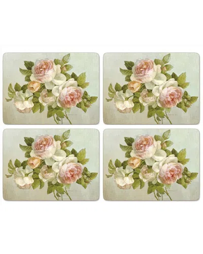 Pimpernel Antique Roses Placemats Set Of 4 In Multi