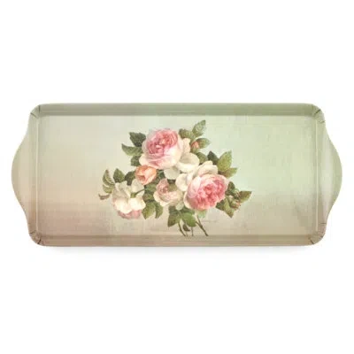 Pimpernel Antique Roses Sandwich Tray In Multi
