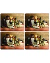 Pimpernel Artisanal Wine Placemats Set Of 4 In Brown