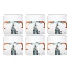 Pimpernel Bicycle Coasters 4" X 4" In Multi