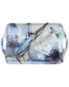 Pimpernel Blooms In Lilac Melamine Large Handled Tray In Multi