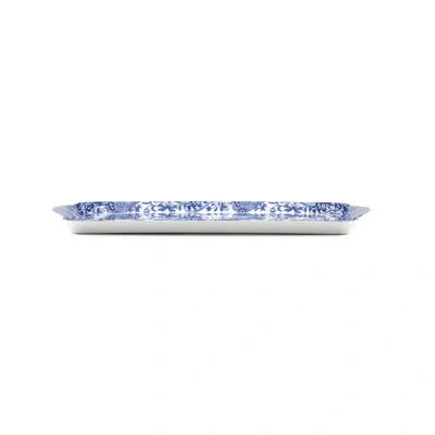 Pimpernel Blue Italian Melamine Sandwich Tray 15.1 X6.5"