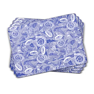 Pimpernel Blue Room Set Of 4 Cork Back Placemats