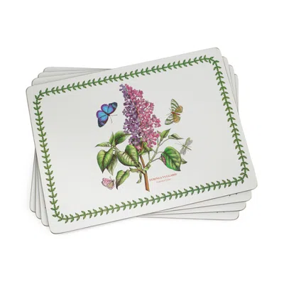 Pimpernel Botanic Garden Set Of 4 Cork Back Placemats In White