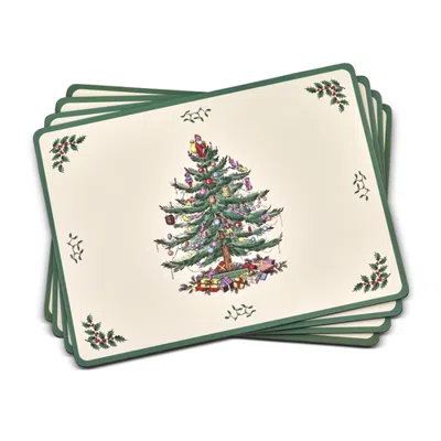 Pimpernel Christmas Tree Placemats Set Of 4 In Multi
