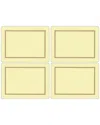Pimpernel Classic Cream Placemats Set Of 4 In Biscuit