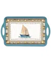 Pimpernel Coastal Breeze Large Handled Tray In Multi