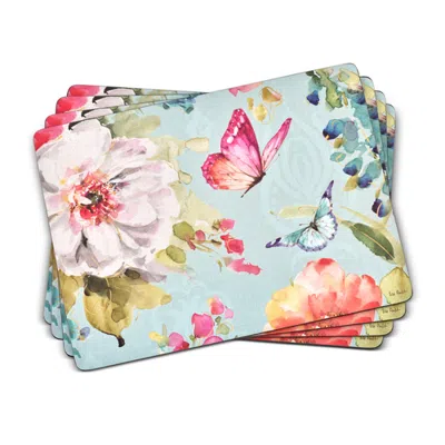 Pimpernel Colorful Breeze Set Of 4 Cork Back Placemats In Multi
