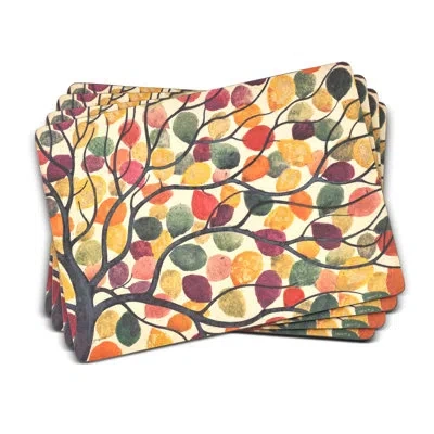 Pimpernel Dancing Branches Placemats 15.7 X 11.7" In Multi