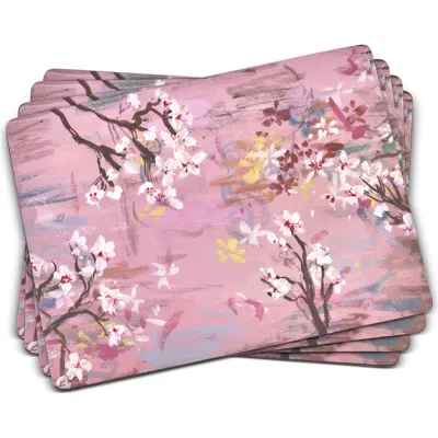 Pimpernel Emerging Set Of 4 Cork Back Placemats In Multi