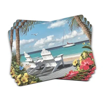Pimpernel In The Sunshine Placemats 15.7 X 11.7" In Blue
