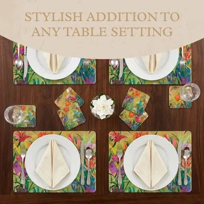 Pimpernel Martha's Choice Placemats & Coasters Set In Multicolored