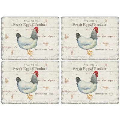 Pimpernel On The Farm Placemats 15.7 X 11.7" In Gray