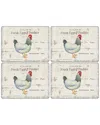Pimpernel On The Farm Placemats Set Of 4 In Multi