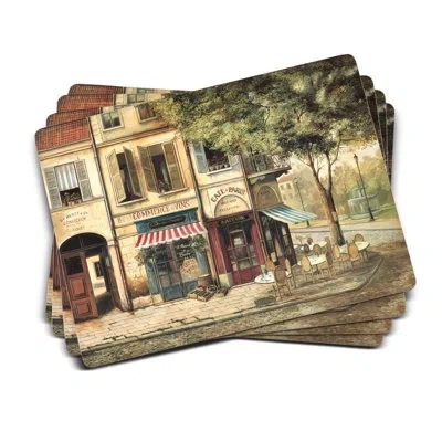 Pimpernel Parisian Scene Placemats 15.7 X 11.7" In Multi